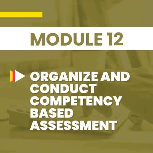 Course: Competency Based Training & Assessment - Level 4 | Home